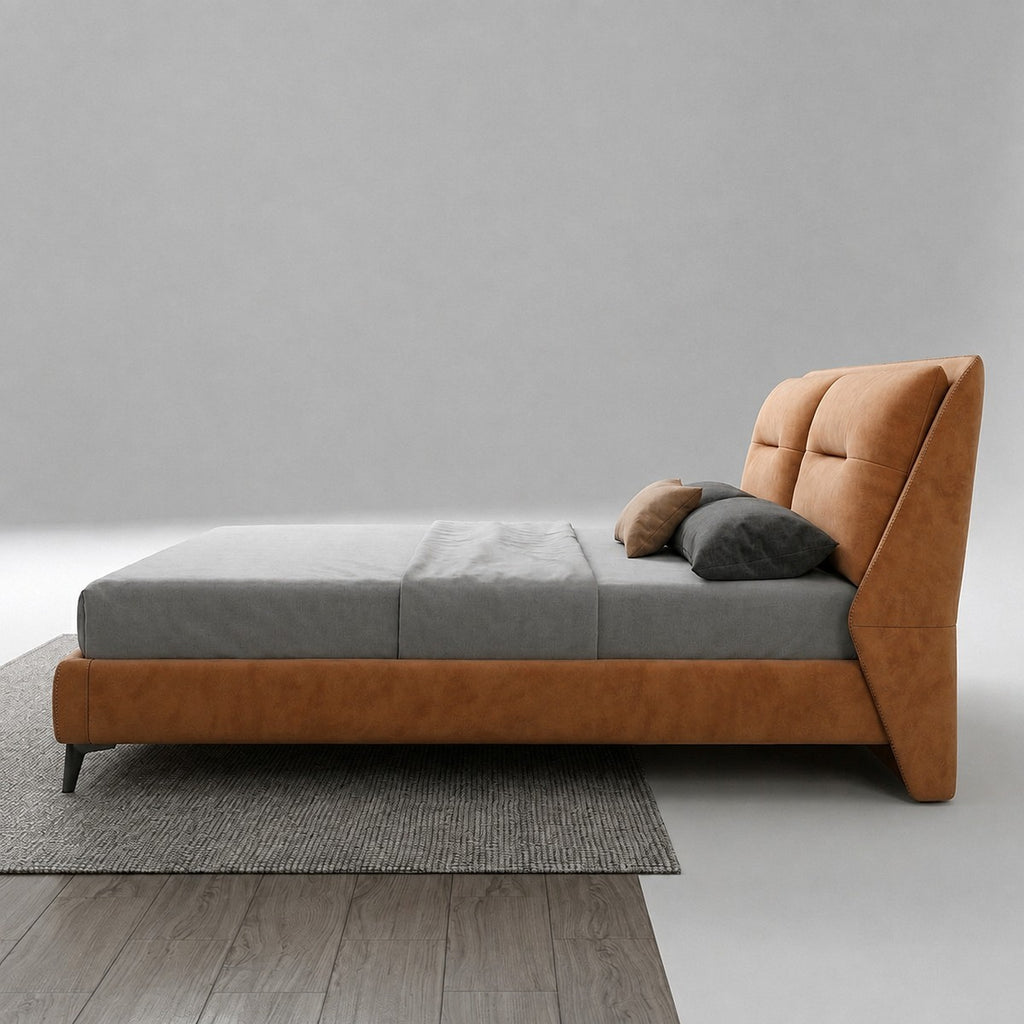 The Camden Leather Bed