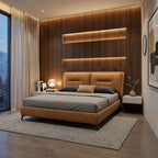 The Camden Leather Bed