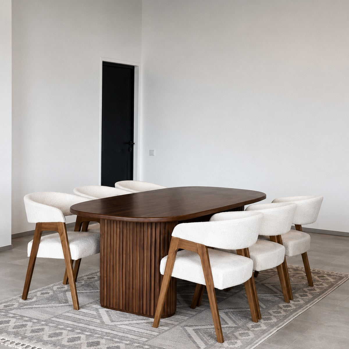 The Solstice Oval Dining Table