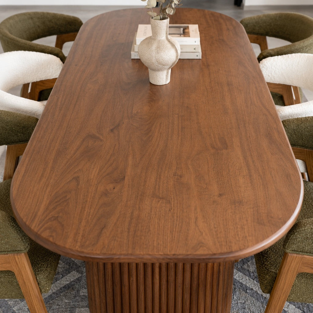 The Solstice Oval Dining Table