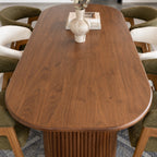 The Solstice Oval Dining Table